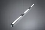 PAULMANN Lampa wisząca LENTO LED DIM 42W 1800lm 2700K 230V chrom matowy / aluminium