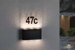 PAULMANN Oprawa elewacyjna NEDA LED numer domu 3000K 27lm + czujnik zmierzchu IP44 antracyt
