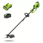 40 V kosa/podkaszarka Greenworks GD40BCK4 zestaw ładowarka + aku 4 Ah