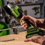 24 V szlifierka kątowa Greenworks GD24AG