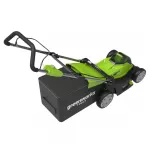 40 V kosiarka 41 cm Greenworks G40LM41K4 zestaw ładowarka + aku 4 Ah