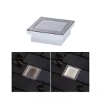 PAULMANN Oprawa dogruntowa BRICK LED 3000K 25lm z czujnikime zmierzchu 100x100mm IP68 230V aluminium
