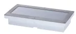 PAULMANN Oprawa dogruntowa BRICK LED 1.6W 50lm 3000K IP68 z czujnikiem ruchu 200x100 230V aluminium / stal nierdzewna