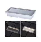 PAULMANN Oprawa dogruntowa BRICK LED 1.6W 50lm 3000K IP68 z czujnikiem ruchu 200x100 230V aluminium / stal nierdzewna