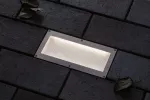 PAULMANN Oprawa dogruntowa BRICK LED 1.6W 50lm 3000K IP68 z czujnikiem ruchu 200x100 230V aluminium / stal nierdzewna