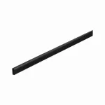 PAULMANN Base profil z czarnym dyfuzorem 1m Czarny Aluminium/ Tworzywo sztuczne