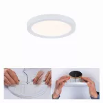 PAULMANN Plafoniera VariFit AREO LED 6.5W 550lm 3000K okrągla 118mm IP44 230V biały matowy / tworzywo sztuczne