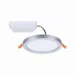 PAULMANN Plafoniera VariFit AREO LED 6.5W 550lm 3000K okrągla 118mm IP44 230V chrom matowy / tworzywo sztuczne
