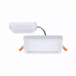 PAULMANN Plafoniera VariFit AREO LED 6.5W 500lm 3000K 118x118mm IP44 230V biały matowy / tworzywo sztuczne
