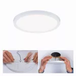 PAULMANN Plafoniera VariFit AREO LED 13W 1200lm 4000K okrągła 175mm IP44 230V biały matowy / tworzywo sztuczne