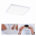 PAULMANN Plafoniera VariFit AREO LED 13W 1200lm 4000K 175x175mm IP44 230V biały matowy / tworzywo sztuczne