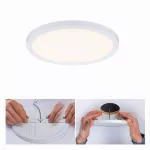 PAULMANN Plafoniera VariFit AREO LED DIM 13W 1200lm 3000K okrągła 175mm IP44 230V biały matowy / tworzywo sztuczne