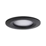 PAULMANN Oprawa do wbudowania NOVA COIN LED stała zestaw 3xW6 470lm 84mm 2700K IP23 230V czarny mat