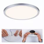 PAULMANN Plafoniera VariFit AREO LED DIM 16W 1400lm 3000K okrągła 230mm IP44 230V chrom matowy / tworzywo sztuczne