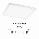 PAULMANN Plafoniera VariFit AREO LED DIM 16W 1400lm 4000K 230x230mm IP44 230V biały matowy / tworzywo sztuczne