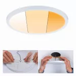 PAULMANN Plafoniera VariFit AREO LED DIM 16W 1400lm 2000-4000K okrągła 230mm IP44 230V biały matowy / tworzywo sztuczne