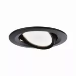 PAULMANN Oprawa do wbudowania NOVA COIN LED DIM wychylna zestaw 3xW6 470lm 84mm 2700K IP23 230V czarny mat