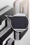 PAULMANN Oprawa elewacyjna SOLAR LED numer domu 6 3000K IP44 wymienny akumulator / czarna