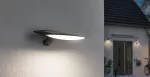 PAULMANN Oprawa elewacyjna KIRAN LED solar 180lm czujnik ruchu i zmierzchu antracyt / tworzywo sztuczne