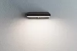 PAULMANN Oprawa elelewacyjna RONEA LED 12W czujnik ruchu 180x250mm 3000K IP54 230V ciemno szary aluminium