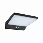 PAULMANN Oprawa elewacyjana RONAS PIR Solar 5W 320lm 180x250mm 3000K IP54 ciemnoszary / aluminium