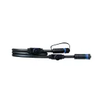 PAULMANN Przewód połączeniowy Plug & Shine 1m 1in-3out IP68 czarny / tworzywo sztuczne