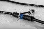 PAULMANN Przewód połączeniowy Plug & Shine 1m 1in-3out IP68 czarny / tworzywo sztuczne