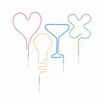 PAULMANN Neon Colorflex USB mix 4x1m kolorów: niebieski, pomarańczowy, różowy, zielony 4x5W 5V