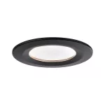 PAULMANN Oprawa do wbudowania NOVA COIN LED DIM stała zestaw 3xW6 470lm 84mm 2700K IP23 230V czarny mat