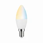 PAULMANN Źródło światła LED ZB Świeca 400lm 5,5W regulacja barwy Mat ściem E14 2700K 230V