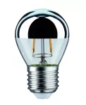 PAULMANN Źródło światła LED Kropla zwierciadło 2,6W 230V 200lm E27 2700K Srebrny