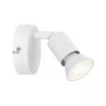 PAULMANN Oprawa ścienno-sufitowa CAROLINA GU10 max. 1x10W 230V biały mat / metal