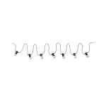 PAULMANN Łańcuch świetlny Plug & Shine 6.8m 7x0.2W 3000K IP44 24V biały