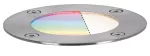 PAULMANN Oprawa wpuszczana Plug & Shine FLOOR SH Zigbee RGBW 3.6W IP65 RGBW 24V srebrny / metal
