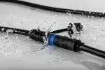 PAULMANN Przewód połączeniowy Plug & Shine 10m 1in-5out IP68 czarny / tworzywo sztuczne