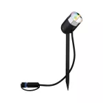 PAULMANN Reflektor ogrodowy Plug & Shine PIKE SH Zigbee RGBW 4W IP44 24V antracyt / tworzywo sztuczne