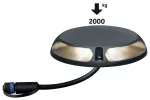 PAULMANN Oprawa wpuszczana Plug & Shine 2X3.3W 3000K IP67 180 24V antracyt/ aluminium
