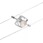 PAULMANN System linkowy zestaw Mac II max 5x10W GU5,3 12V DC 2 x 5 metrów chrom mat / chrom