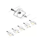 PAULMANN System linkowy zestaw Mac II max 5x10W GU5,3 12V DC 2 x 5 metrów biały mat/chrom