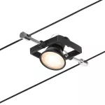 PAULMANN System linkowy zestaw Mac II max 5x10W GU5,3 12V DC 2 x 5 metrów czarny mat/ chrom