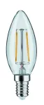 PAULMANN Źródło światła LED Świeca 2,6W 230V E14 250lm 2700K przeźroczysty