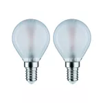 PAULMANN Źródło światła LED Kropla 2x2,5W 230V 250lm E14 2700K Mat