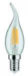 PAULMANN Źródło światła LED Świeca Cosy 4,8W 230V E14 470lm 2700K przeźroczysty ściemniany