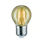 PAULMANN Źródło światła LED Kropla 4,7W 230V 430lm E27 2500K Złoty ściemniany