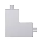 PAULMANN Clever Connect Łącznik narożny Barre 12V Chrom Mat/Tworzywo sztuczne