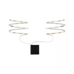 PAULMANN Mobil Stripe ciepły Biały 2x80cm 1,2W 9V 4xAA Biały Metal/Tworzywo sztuczne
