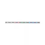 PAULMANN MaxLED 250 Strip 1m RGBW IP20 6,5W 230/24V Srebrny