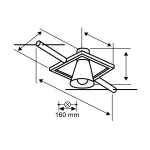 PAULMANN System linkowy spot Mac II max1x10W GU5,3 Biały mat/Chrom 12V DC 60VA twszt/metal
