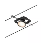 PAULMANN System linkowy spot Mac II max1x10W GU5,3 Czarny mat/Chrom 12V DC 60VA twszt/metal