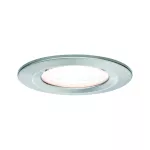 PAULMANN Oprawa do wbudowania NOVA LED DIM stała GU10 6.5W 460lm 78mm 2700K IP44 230V szczotkowane żelazo